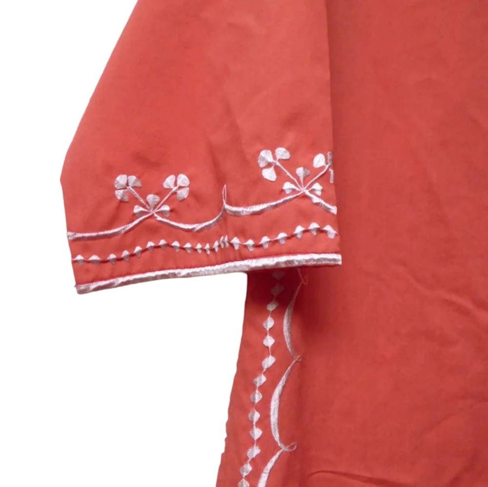 Caro of Honolulu embroidered kaftan dress - Picture 6 of 8